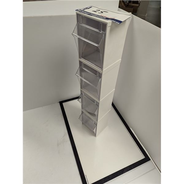 4 TIROIRS EMPILABLE 4.5"x5"x25.25" (TOTAL)
