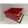 Image 1 : BAC EMPILABLE 19.5"x15.5"x10" ROUGE