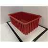Image 1 : BAC EMPILABLE 16"x11"x6" ROUGE