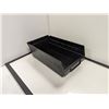 Image 1 : BAC EMPILABLE 12"x6.75"x4" NOIR