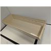 Image 1 : BAC EMPILABLE 23.25"x8.5"x4" BEIGE
