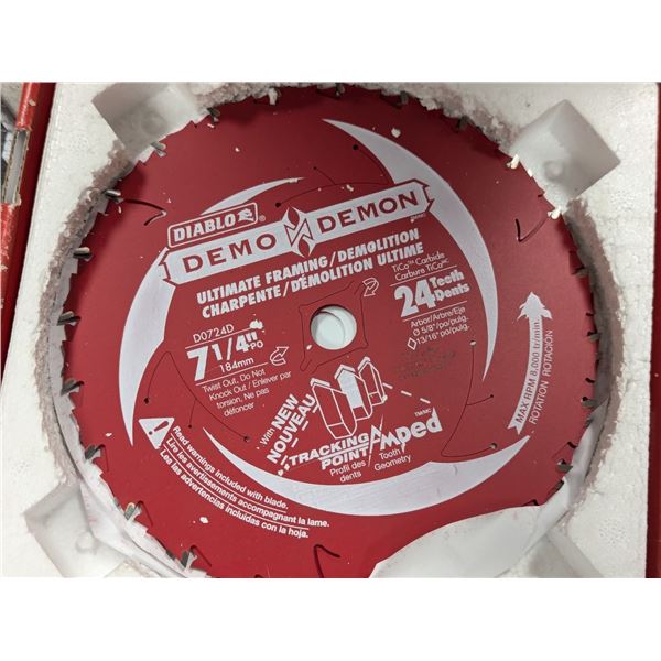 LAME DE CIE CIRCULAIRE DIABLE DEMO DEMON D0724D