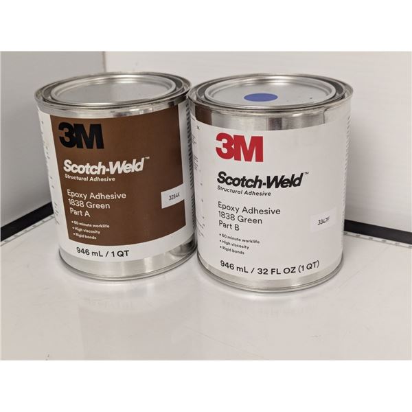 ENS. DE 2 CANNETES 946mL ADHÉSIFS EPOXY 3M