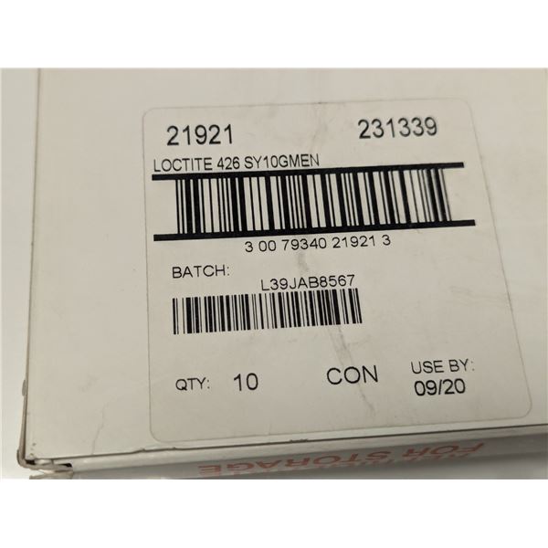 TUBE ADHÉSIF INSTANT LOCTITE 426