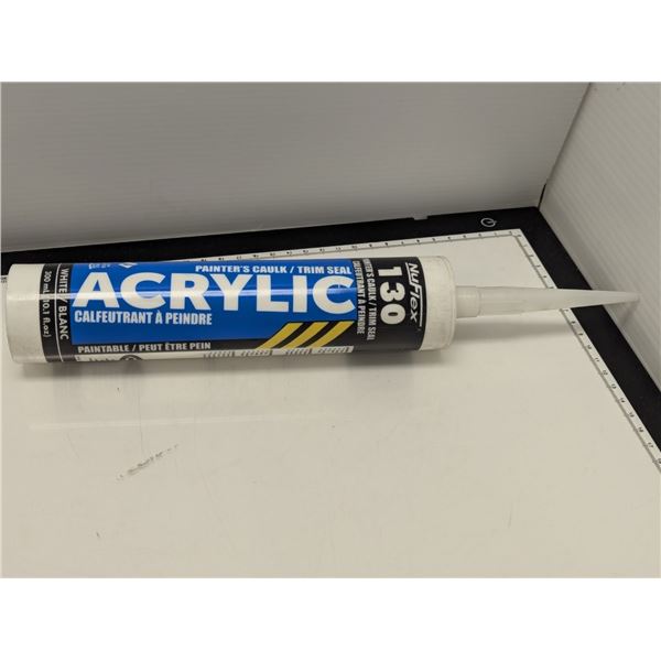 CALEFEUTRANT À PEINDRE ACRYLIC NUFLEX 130 BLANC