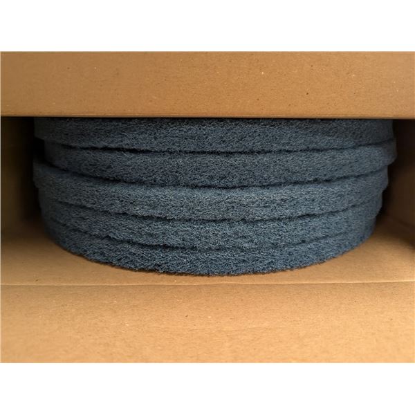 BTE DE 5 19" TAMPONS DE NETTOYAGE BLEU