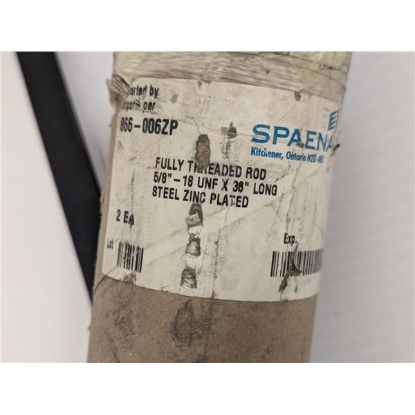 TIGE FILETÉE ACIER ZINGUÉ 5/8"-18 UNF 36"