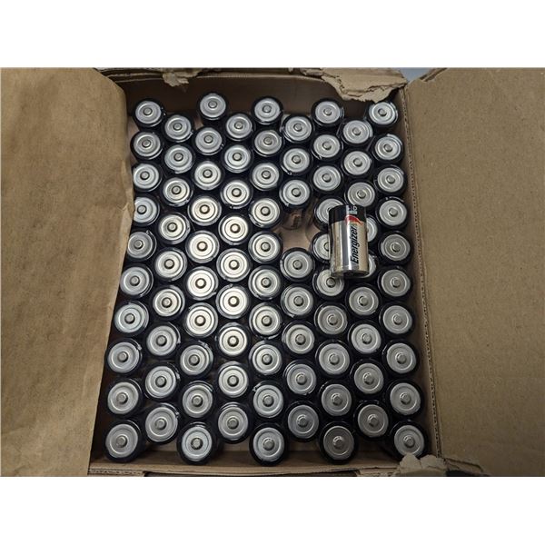 LOT: 88 BATTERIES D-CELL ENERGIZER