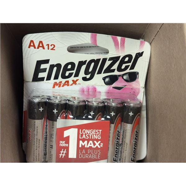 LOT: 7 PQT DE 12 BATTERIES AA ENERGIZER MAX