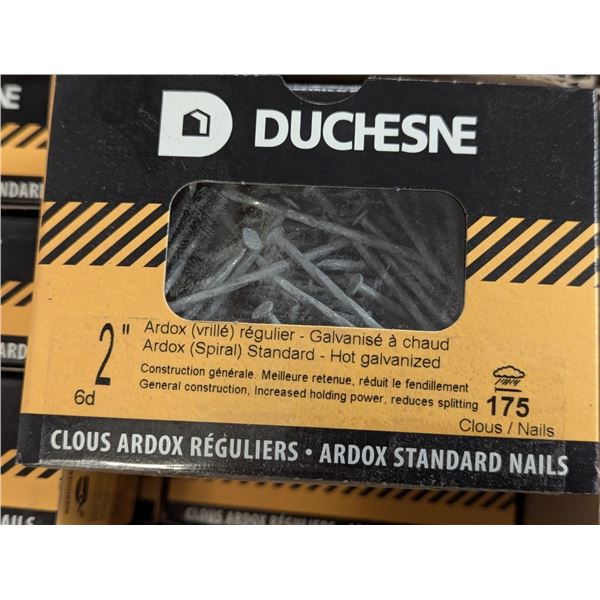 BTE DE 175 CLOUS ARDOX VRILLE REG 2" GA;LVANIZE