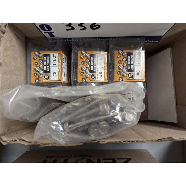 LOT: 325+ VISES/BOULONS ASST