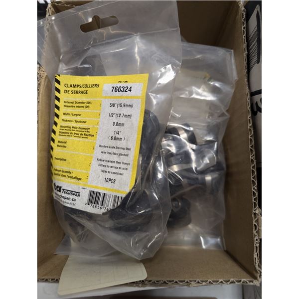 PQT DE 10 CLAMPS/COLLIERS DE SERRAGE