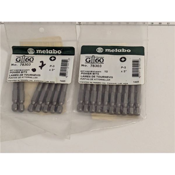LAMES DE TOURNEVIS ETOILE-3 x3"