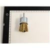 Image 1 : END BRUSH .014 BRASS 1" I.D. 1" TRIM