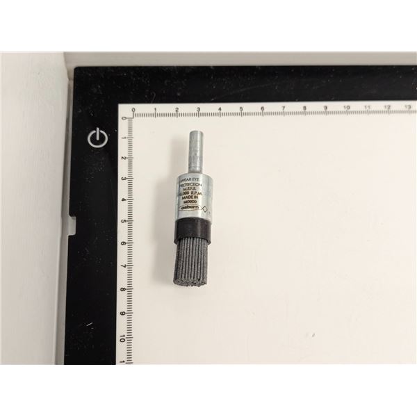 END BRUSH ACIER 3/4"ID 1"TRIM 1/4" SHANK