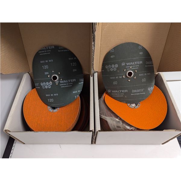 LOT:36 DISQUE À SABLER 7" WALTER COOLCUT XX GR ASST.