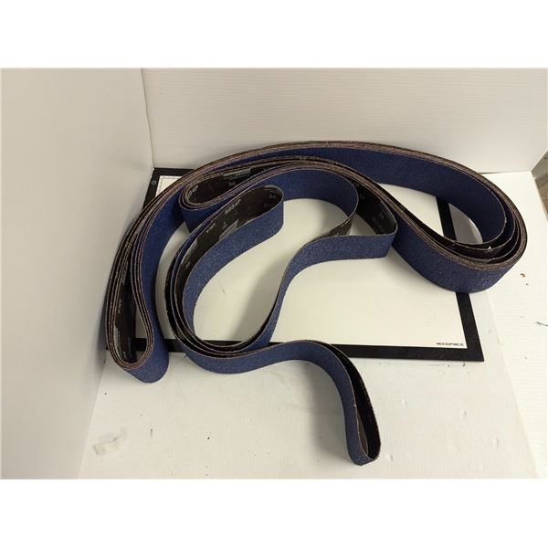 LOT: 8 COURROIES 4"x36" NORTON BLUEFIRE R884P