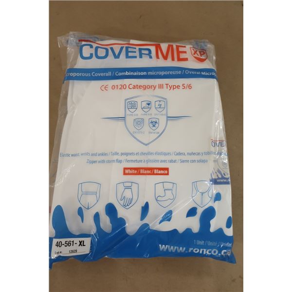 COVERAL MICRPOREUSE CAT III TYPE 5/6 XL COVERME