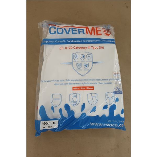 COVERAL MICRPOREUSE CAT III TYPE 5/6 MED COVERME