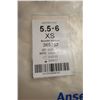 Image 3 : LOT: 8 pqts DE 10 GANTS STERILE NITRILE ANSELL 93-311 GRANDEURS ASST