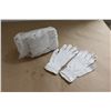 Image 1 : PQT DE 12 PAIRES GANTS EN FABRIC BLANC