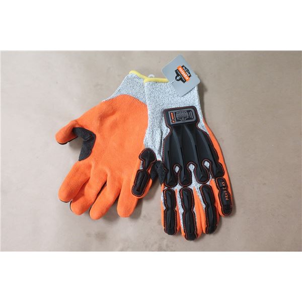 LOT: 15 PAIRES DE GANTS DE TRAVAIL GRANDEUR ASST