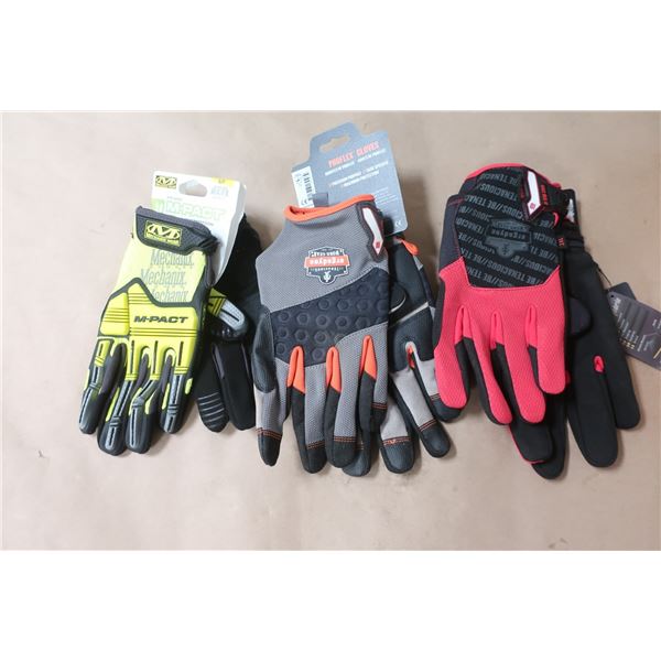 LOT: 8 PAIRES DE GANTS DE TRAVAIL ASST