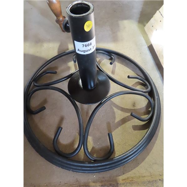 Heavy metal umbrella stand -20"
