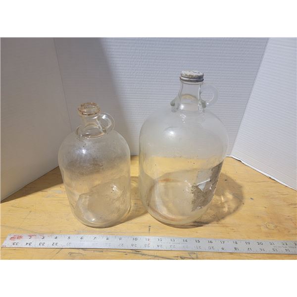 A&W gallon jug w/ handle & other jug