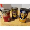 Image 2 : Lot of 3 motor oil cans- 1L
