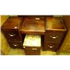 Image 2 : Wooden Makeup Vanity with Bench 41"x57"