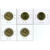 Image 2 : 5 - 2013 Canadian 1 dollar loonies