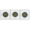 Image 2 : 3 - 2000 "Knowledge" Canadian 2 dollar toonies