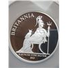 Image 5 : 2013 UK Britannia 5oz fine silver 10 british pounds coin - 715/4,650 - NGC graded, PF69 Ultra Cameo 