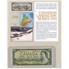 Image 1 : 1954 Canadian landscape series, w/ 1954 Canadian 20 dollar bill - W/E 9803512 - Beattie/Rasminsky