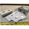 Image 3 : 100pcs of 2x2" nickel/quarter size coin mounts - new