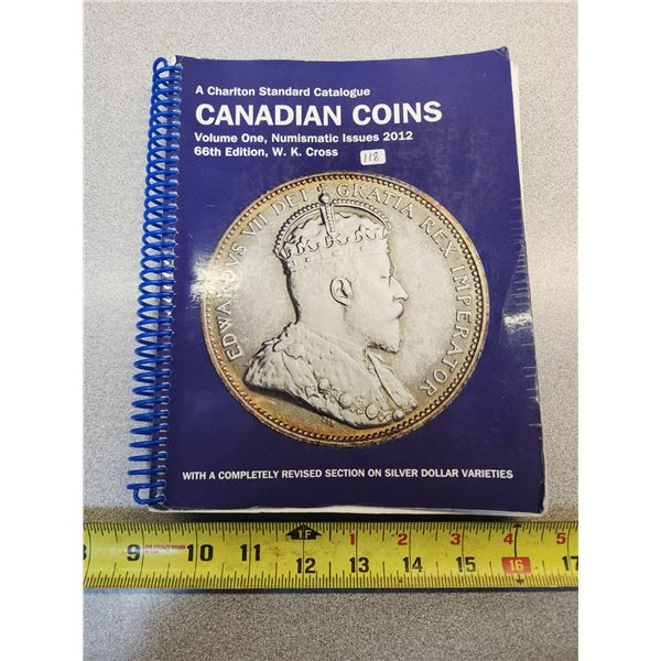 2012 Charlton standard catalogue of Canadian coins
