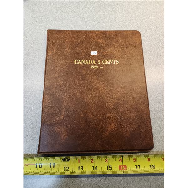Canada 5 cent brown folder - 1922-
