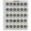 Image 1 : 2 Sheets of Canadian 5 cent coins