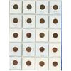 Image 2 : 2 Sheets of Canadian 1 cent penny coins