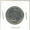Image 2 : 1958 Canadian silver 50 cent coin