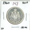 Image 1 : 1960 Canadian silver 50 cent coin