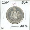 Image 1 : 1960 Canadian silver 50 cent coin