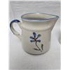 Image 2 : Vintage flower Designed Ceramic Cream and Sugar