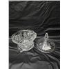 Image 2 : Vintage Lead Crystal Candy Dish