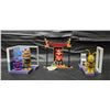 Image 1 : Five Nights at Freddy's - Right Hall and Dresser, Fun With Plushtrap Micro Set and Samurai Foxy with