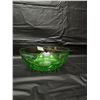 Image 3 : Vintage Uranium Hazel Atlas Green Glass Bowl