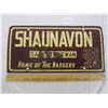 Image 1 : Rare Shaunavon Home of The Badgers License Plate