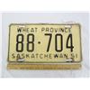 Image 1 : 1951 Saskatchewan License Plate