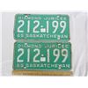 Image 1 : Pair of 1965 Saskatchewan License Plates